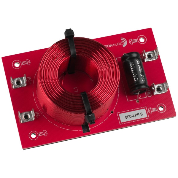 Main product image for Dayton Audio 800-LPF-8 Low Pass Speaker Crossover 260-1796